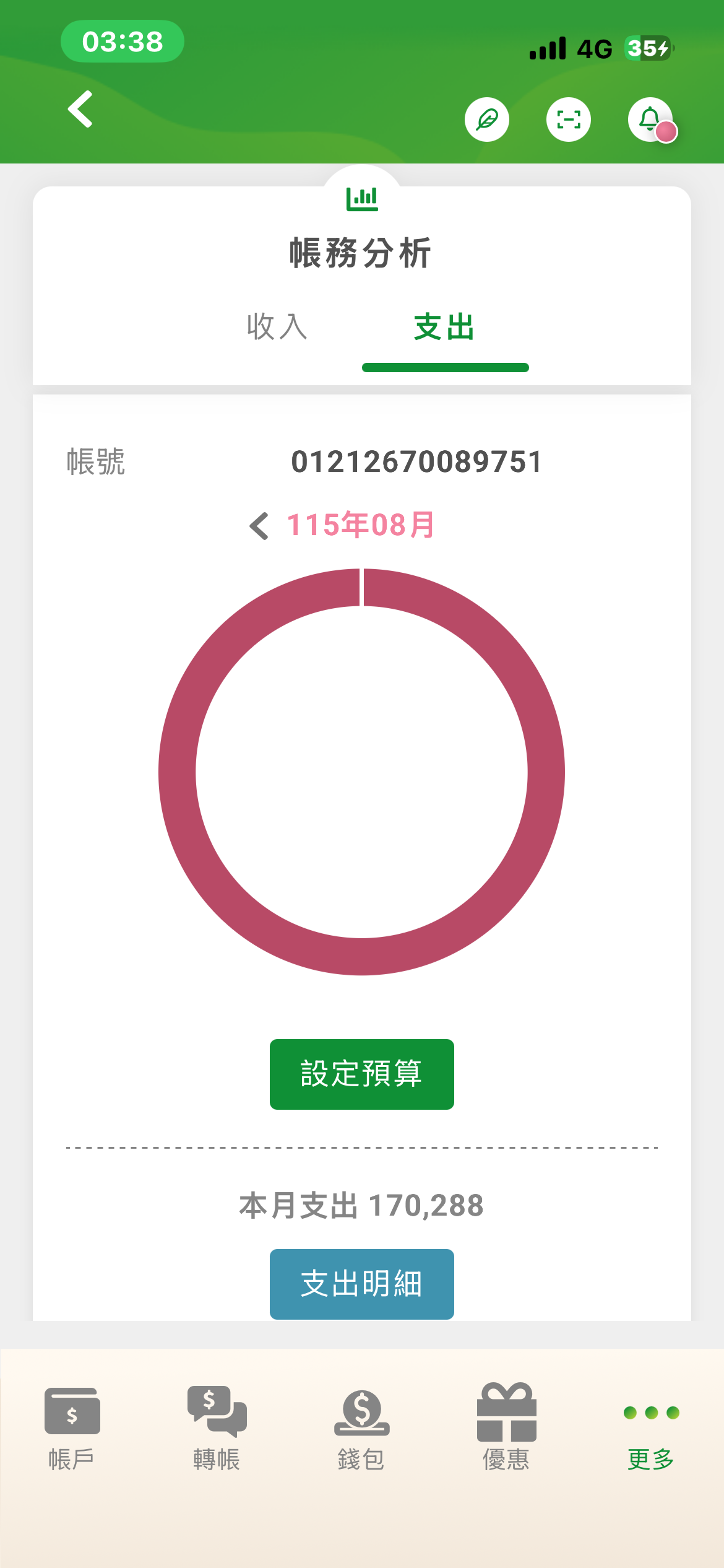 帳務明細截圖